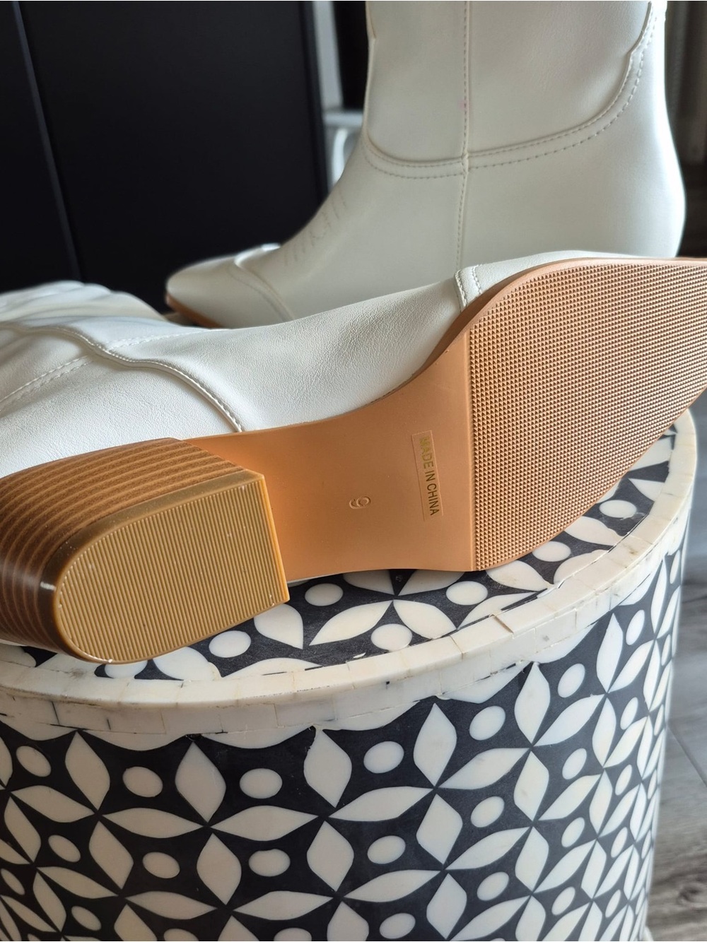 White Cowgirl Boots - Picture 3 of 3